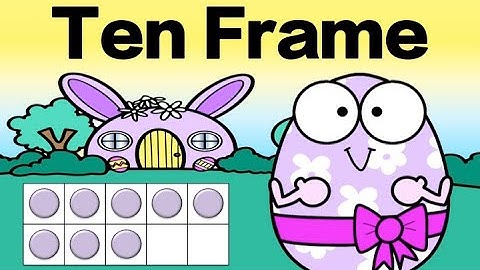 Easter: Ten Frame Subitizing: Math Brain Break