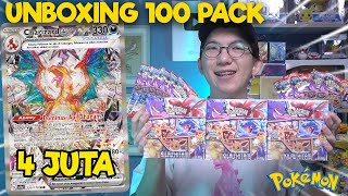 AKU DAPAT CHARIZARD DARI UNBOXING 100 PACK KILAU HITAM!! - Pokemon TCG Indonesia