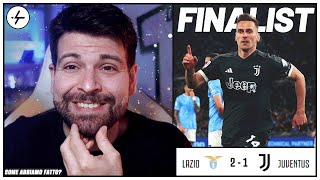 Lazio Juventus 2-1 | Una sola cosa positiva: la finale di Coppa Italia, per il resto lasciamo stare