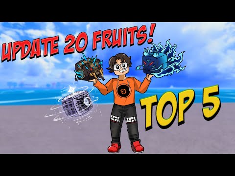 TOP 10 MELHORES FRUTAS PARA UPDATE 20 DO BLOX FRUITS! #roblox #bloxfru