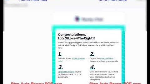 ⛔ How to CANCEL AUTO RENEW or Auto Rebill on POF.com Dating ⛔