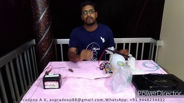 How to make ventilator- artificial automated breathing unit- Dr.Pradeep AV