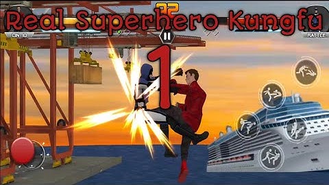 Real Superhero Kungfu Fight Champion. Part 1. Android gameplay walkthrough.