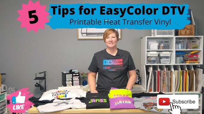 Top 5 Tips and Tricks for Siser® Heat Transfer Vinyl