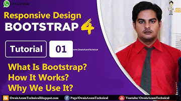 What Is Bootstrap 4 | Bootstrap 4 Beginners Tutorials 01 Urdu Hindi | Owais Azam Technical