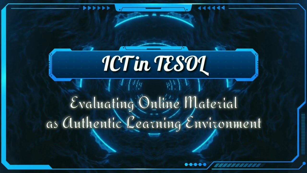 Authentic Learning Environments - YouTube