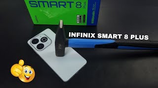 Infinix Smart 8 Plus Screen Scratch & Durability Test 🔨🛠️