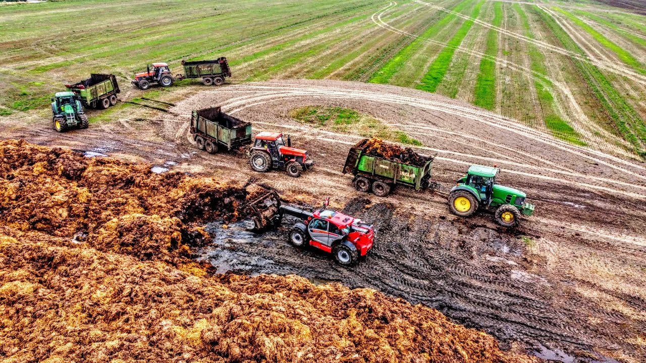 🔥Oporowe Rozrzucanie Obornika Na Wielką Skalę ! 🔥 5 zestawów w akcji 🔥 OHZ Garzyn