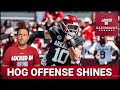 Razorback offense shows out in spring game