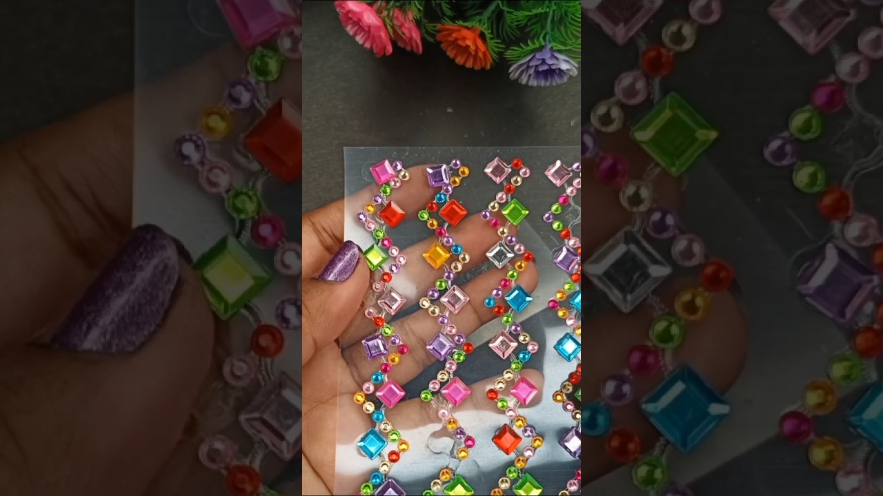 how to make kundan stone studs at home 