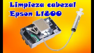 Como Limpiar y Sustituir Cabezal Impresora Epson L1800 (Tutorial Limpieza y Desatasco Tinta DTF)