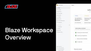 Blaze Workspace Overview screenshot 5