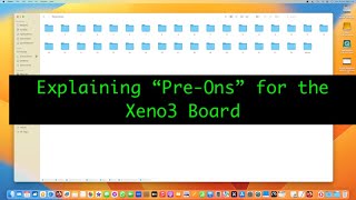 Explaining Pre-Ons on the Xeno3 Board screenshot 4