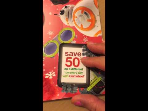 Target toy catalog in mail!  Coupons and cartwheel deals!