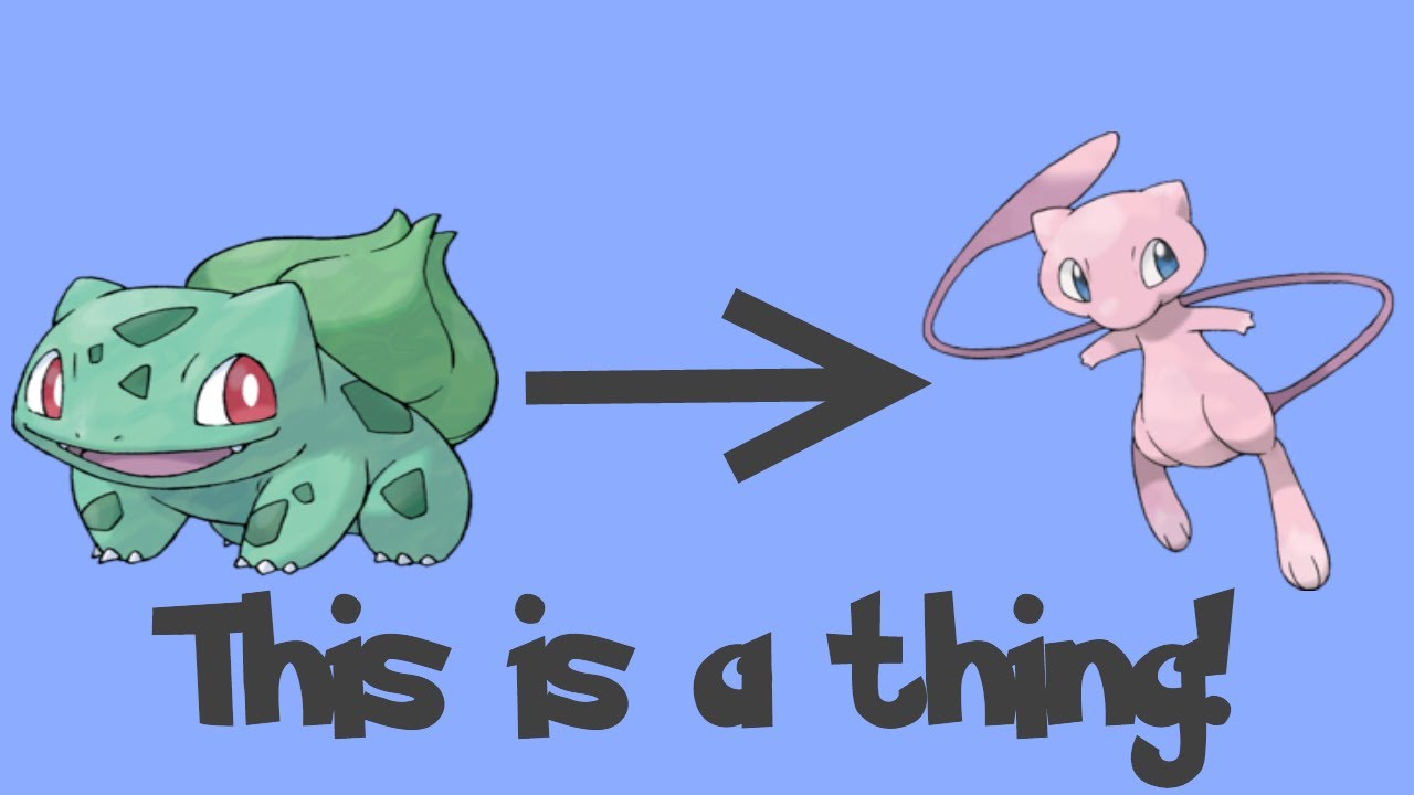 A Bulbasaur That Can Evolve Into Mew You