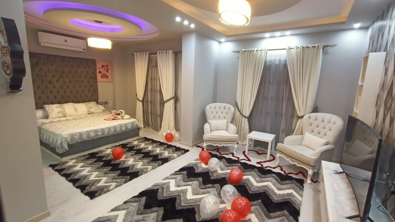 اول فيلا افرشها على قناتى وحقيقى مميزه الوان هادئه وذوق راقي✨👌 زى تصميم الدرسنج وافكار حلوه كتير 🥰🤗🤩