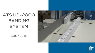 Booklet Stacks Banding ATS US-2000 LBM-MS-V-RF-P Automated Banding System