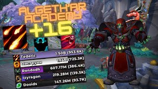 Destruction Warlock | 953.6K Overall | Algeth'ar Academy +16 | Dragonflight 10.2.7 Season 4