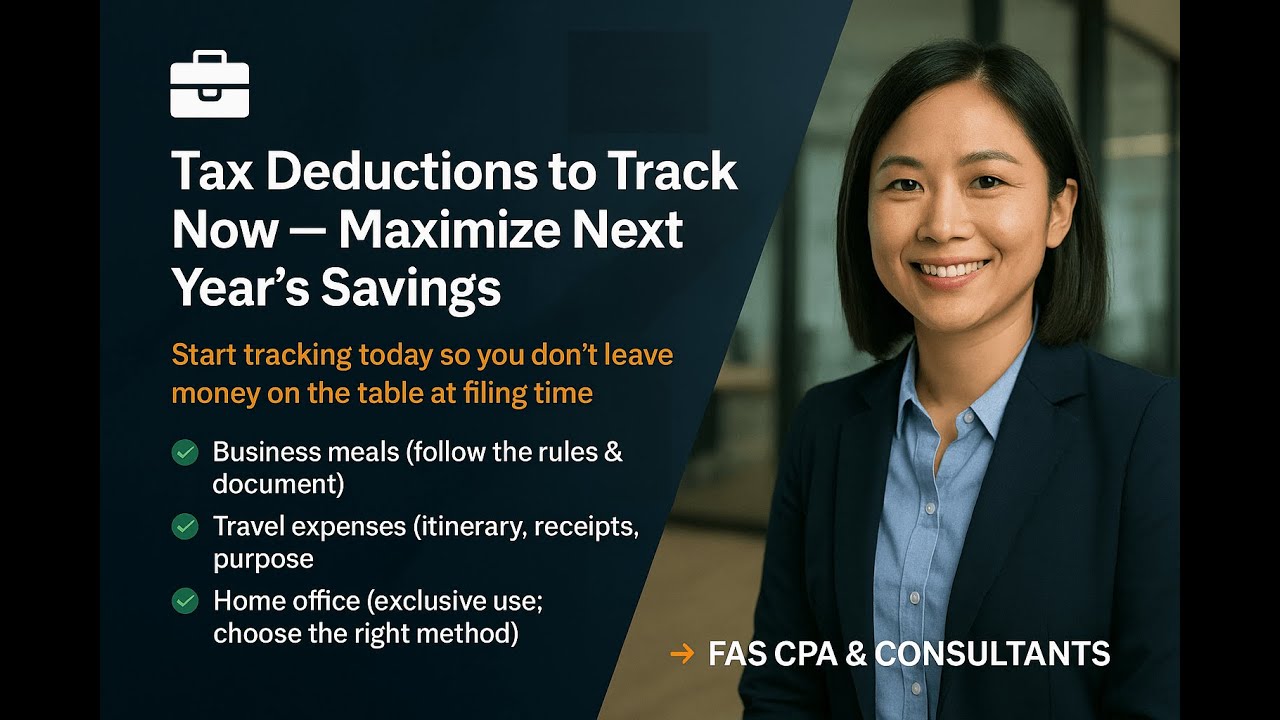 Tax Deductions to Track Now for Maximum Savings Next Year