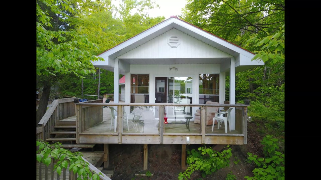 Cottage on a lake in Spanish Ontario Canada YouTube