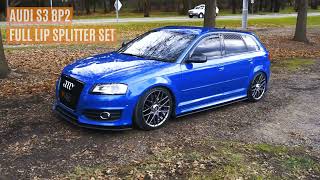 Audi S3 8P2 Full Lip Splitter Set