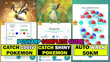 PGsharp Shiny Pokemon 100IV Pokemon Auto Walk Fast Egg Hatching 50KM Walk All Features Explained