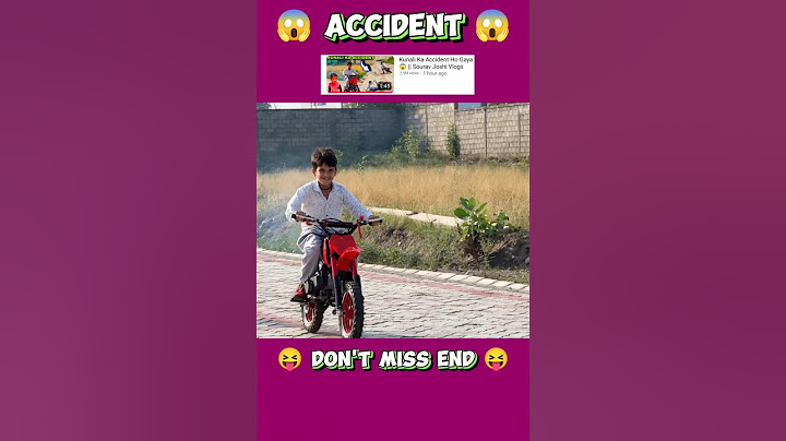 Kunali Ka Accident Ho Gaya 😱 || Sourav Joshi Vlogs #souravjoshivlogs #accidente #bike #kunalijoshi