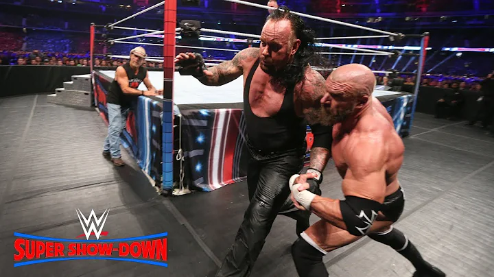 Triple H and Undertaker take their fight to the extreme: WWE Super Show-Down 2018 (WWE Network)