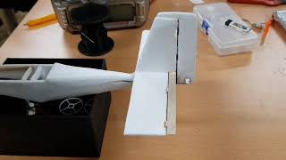 Mini Ju-87 Stuka elevator & rudder test