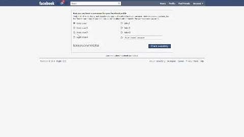 Facebook Fan Page Vanity URL Setup