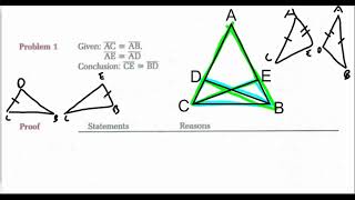Honors Geometry Unit 3 Lesson 5 - 3.5 Overlapping Triangles