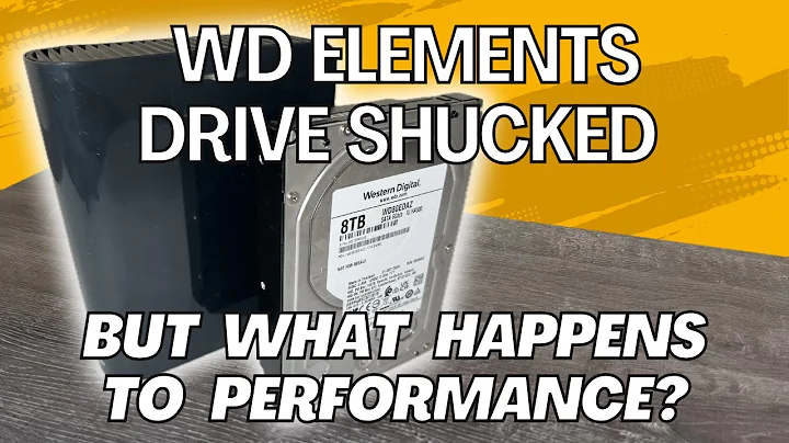 Performance Testing and Shucking the WD Elements External Drive - is it worth it?