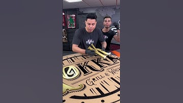 Other HUGE sign with backlit 🔥 // svn-designs.com