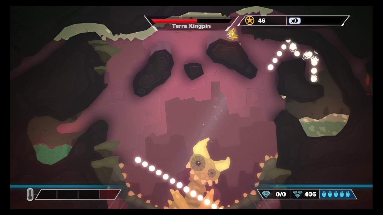 PixelJunk Shooter Ultimate: Fifth Boss - Terra Kingpin