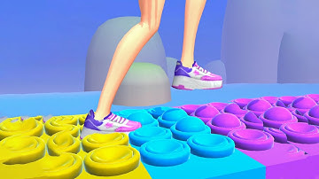Tippy Toe 3D Game All Levels Gameplay Walkthrough MAX SCROE (Android, iOS) LATEST UPDATE Volume 55