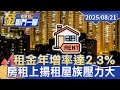 房市與租屋族壓力