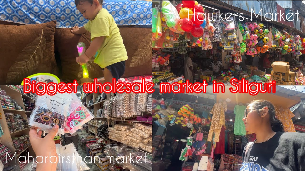 Cheapest wholesale market in Siliguri 🛍️ 📍MAHABIRSTHAN MARKET @Sherpavlog500