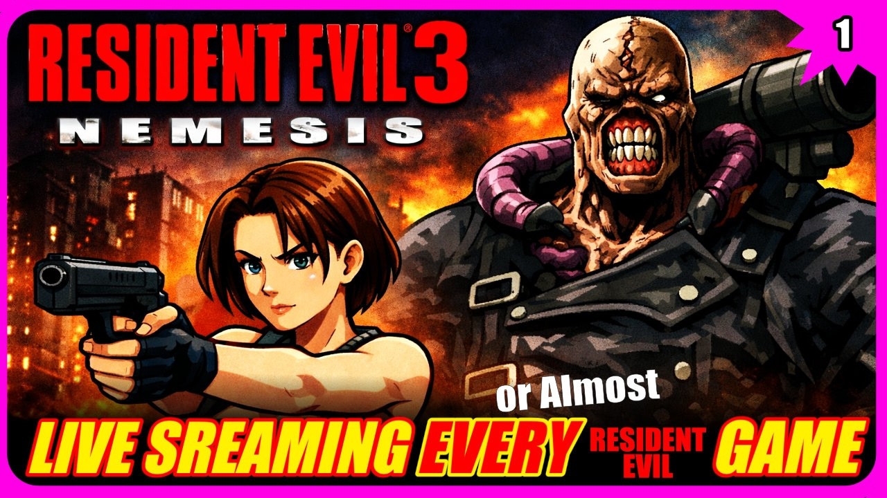 🔴  Road To Requiem | Resident Evil 3 Nemesis PS1 on PS5  | Livestream