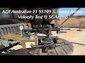 Adi australian f1 ss109 556mm ammo velocity test sgammo