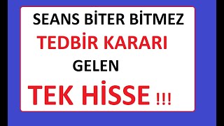 Seans Bi̇ter Bi̇tmez Tedbi̇r Karari Gelen Tek Hi̇sse Bist Borsa Para Şi̇rket Coin Share Gold Altin