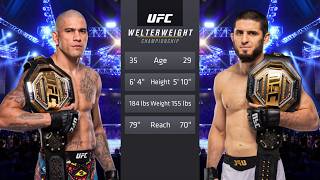 Alex Pereira vs Islam Makhachev Full Fight - UFC 4 Fight Of The Night