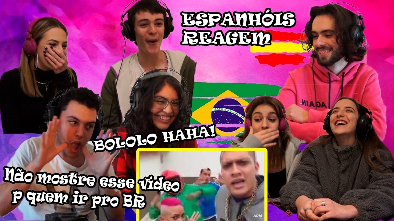ESPANHÓIS REAGEM A MEMES BR (Shake It Bololo ft. Classics of MPB)| ES Reaction