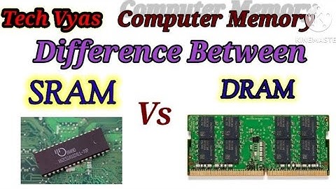 Difference Between SRAM and DRAM| #Techvyas1 #computer #computermemory #education #learn #SRAM #DRAM