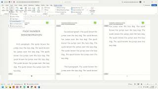 Word Processing using MS Word Part 4 - Page Numbers