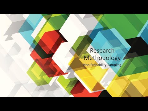 Research Methodology Non Probability Sampling