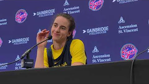Caitlin Clark — Indiana Fever guard before home opener vs New York Liberty