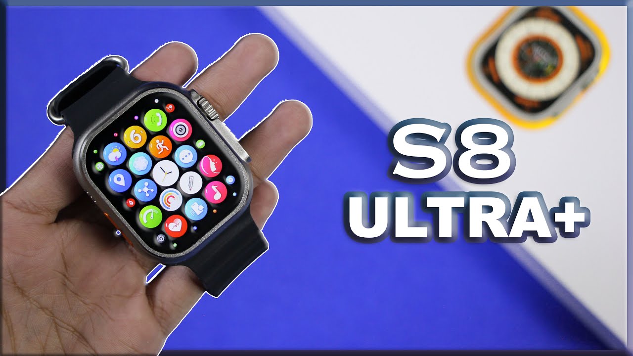 Unboxing S8 Ultra+ Smartwatch - Apple Watch Ultra Replica with SMOOTH  Display!