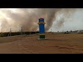 Самарская область.с.Борское, с.Гвардейцы горит лес страшный пожар.