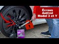 Écrous antivol pour Tesla Model 3 et Y - Protégez vos roues !