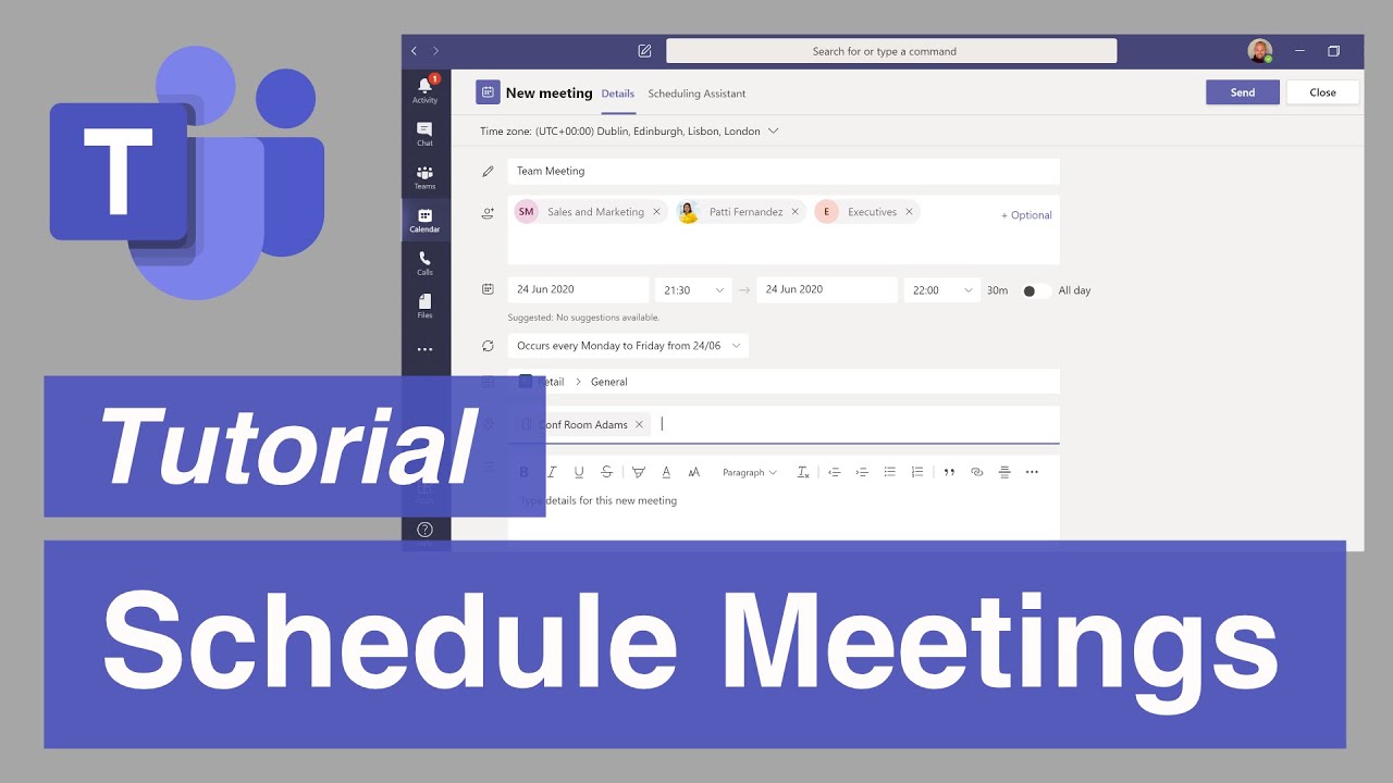 Microsoft Teams | The Right Way to Schedule Meetings - YouTube